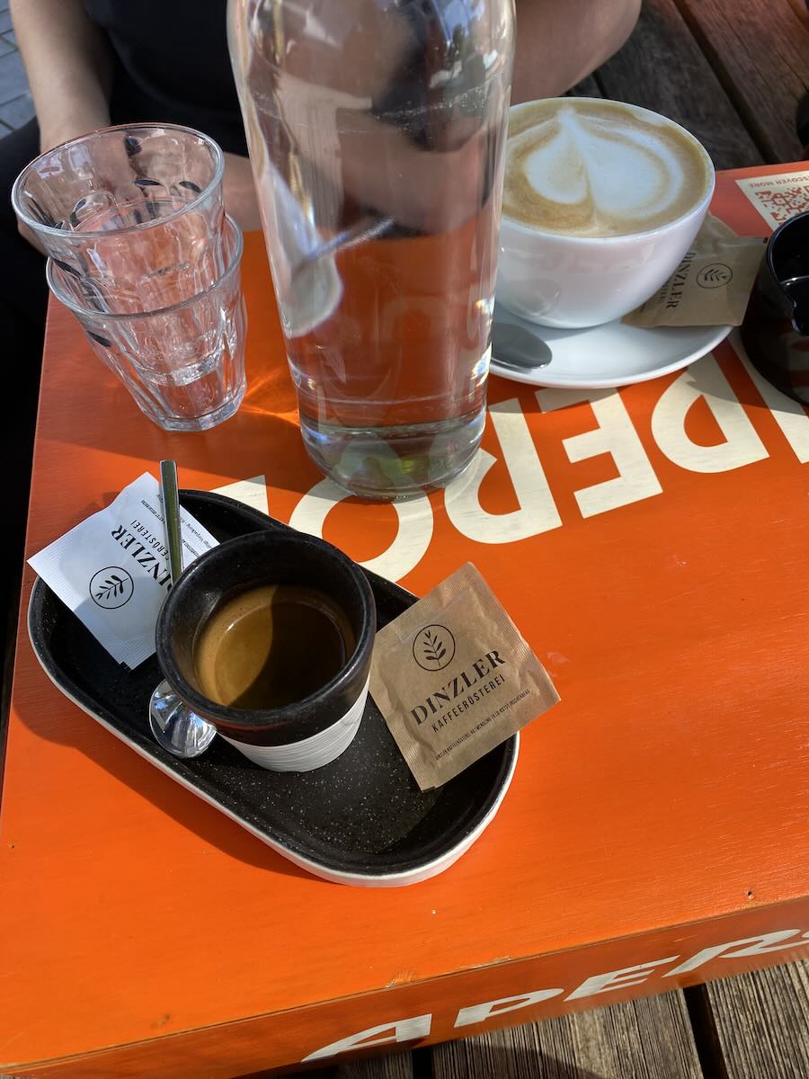 Espresso und Schorle in Prien am Chiemsee